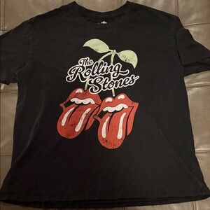 The Rolling Stones Black Crew Neck Shirt